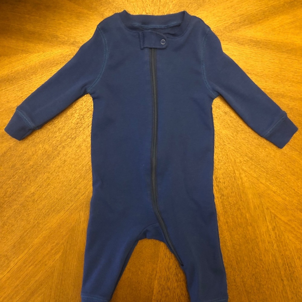 Primary zip footless pajamas